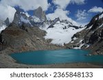 Small photo of Mount Fitz Roy and la Laguna de los Tres, Patagonia, Argentina