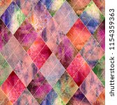 Watercolor Argyle Abstract Pink ...