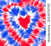 tie dye american flag... | Shutterstock . vector #2023570703