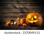 pumpkin season, fall, Halloween decoration 