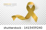 childhood cancer awareness... | Shutterstock .eps vector #1415459240