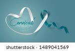 cervical cancer awareness... | Shutterstock .eps vector #1489041569