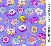 vector seamless pattern with... | Shutterstock .eps vector #1942046893