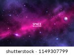 space background with shining... | Shutterstock .eps vector #1149307799