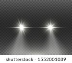 car lights effect on dark... | Shutterstock .eps vector #1552001039