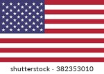 flag of america | Shutterstock .eps vector #382353010