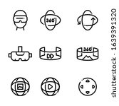 set of virtual reality icons.... | Shutterstock .eps vector #1639391320