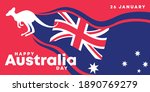 happy australia day greetings... | Shutterstock .eps vector #1890769279