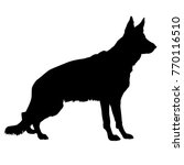 German Shepherd Dog Silhouette Free Stock Photo - Public Domain Pictures