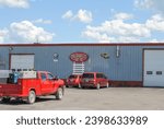 Small photo of Fort Fairfield, Maine, USA - June 12, 2022: Caldwell's Auto Sales and Service Llc