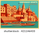 Vintage Poster Of Varanasi...