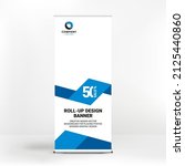 roll up advertising banner... | Shutterstock .eps vector #2125440860