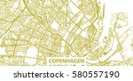 detailed vector map of... | Shutterstock .eps vector #580557190