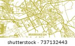 detailed vector map of... | Shutterstock .eps vector #737132443