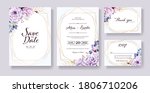 wedding invitation  save the... | Shutterstock .eps vector #1806710206