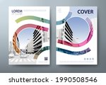 annual report brochure flyer... | Shutterstock .eps vector #1990508546