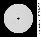 White Blank Vinyl Record Disc...