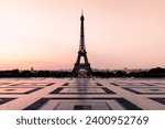 Small photo of This photo shows a stunning view of the Paris landscape. The city is home to some of the most iconic landmarks in the world, including the Eiffel Tower, the Louvre Museum, and the Notre Dame Cathedral