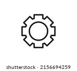 gear flat icon. single high... | Shutterstock .eps vector #2156694259