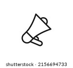 megaphone icon concept. modern... | Shutterstock .eps vector #2156694733