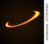 light golden twirl. curve light ... | Shutterstock .eps vector #2173514363