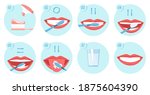 collection of clean teeths... | Shutterstock . vector #1875604390