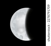 Lunar Phase Icon. Lunar Eclipse ...