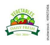 vegetable and healthy food logo ... | Shutterstock .eps vector #459072406