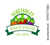 vegetable and healthy food logo ... | Shutterstock .eps vector #459077083