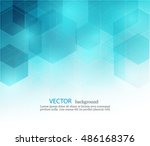 vector abstract geometric... | Shutterstock .eps vector #486168376