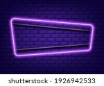 neon rectangle frame or neon... | Shutterstock .eps vector #1926942533