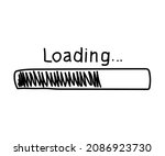 loading icon  load indicator... | Shutterstock .eps vector #2086923730