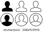 people icon.  user account sign.... | Shutterstock .eps vector #2086923943