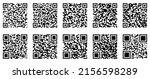 set of qr code ready to scan... | Shutterstock .eps vector #2156598289