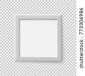 realistic square empty picture... | Shutterstock .eps vector #773306986