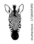  Zebra Head  Animal Face...