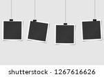 set of square vector photo... | Shutterstock .eps vector #1267616626