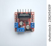 Small photo of The L298N Motor Driver Module is an essential component for controlling and driving electric motors, particularly in robotics and mechatronics applications. This module, based on the L298N dual H-brid