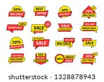sale tags collection. special... | Shutterstock .eps vector #1328878943