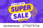super sale banner  special... | Shutterstock .eps vector #1775073716