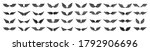 set of black wings icons. wings ... | Shutterstock .eps vector #1792906696