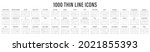 big set of 1000 thin line web... | Shutterstock .eps vector #2021855393