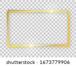 double gold shiny 16x9... | Shutterstock .eps vector #1673779906