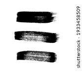 black grunge brush strokes. set ... | Shutterstock .eps vector #1933458509