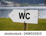 White signpost with German lettering 