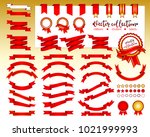 collection of decorative design ... | Shutterstock .eps vector #1021999993