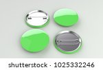 blank green badge on white... | Shutterstock . vector #1025332246