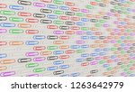 pattern from colorful paper... | Shutterstock . vector #1263642979