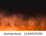 vector realistic isolated fire... | Shutterstock .eps vector #1144919240