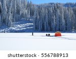 Landscape of the Winter at Grand Junction, Colorado with snow image